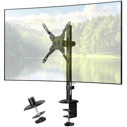 PUTORSEN Monitor Halterung 1 Monitor für 17-42 Zoll Monitors & LCD LED TVs, Höhenverstellbar bildschirmhalterung, Neigung und Drehbar Monitor Arm, Monitor Stand,12kg pro Arm, VESA 75x75 to 200x200mm von PUTORSEN