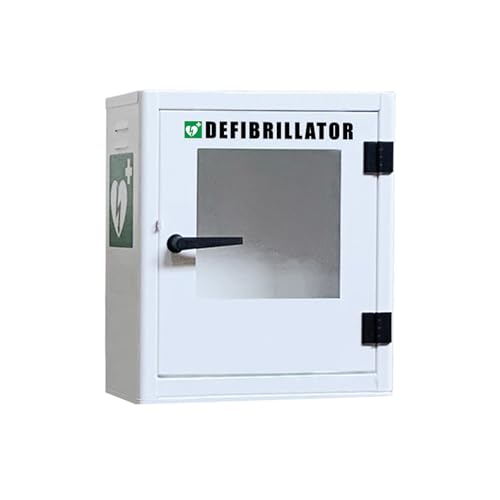 PVS - Metallgehäuse für Defibrillatoren, für den Innen- und Außenbereich, weiß, 35360 von PVS