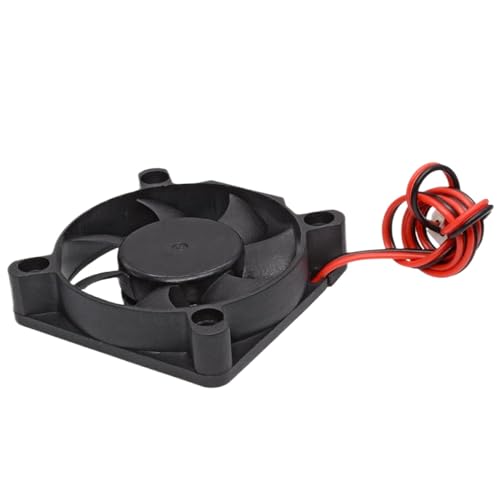 12 V 24V bürstenloser Kühllüfter Kompatibel mit den 3D -Drucker 50x50x10 mm Plastik -DC -Lüfter -Ersatzteile(1PCS 12V Fan) von PYASJRAV