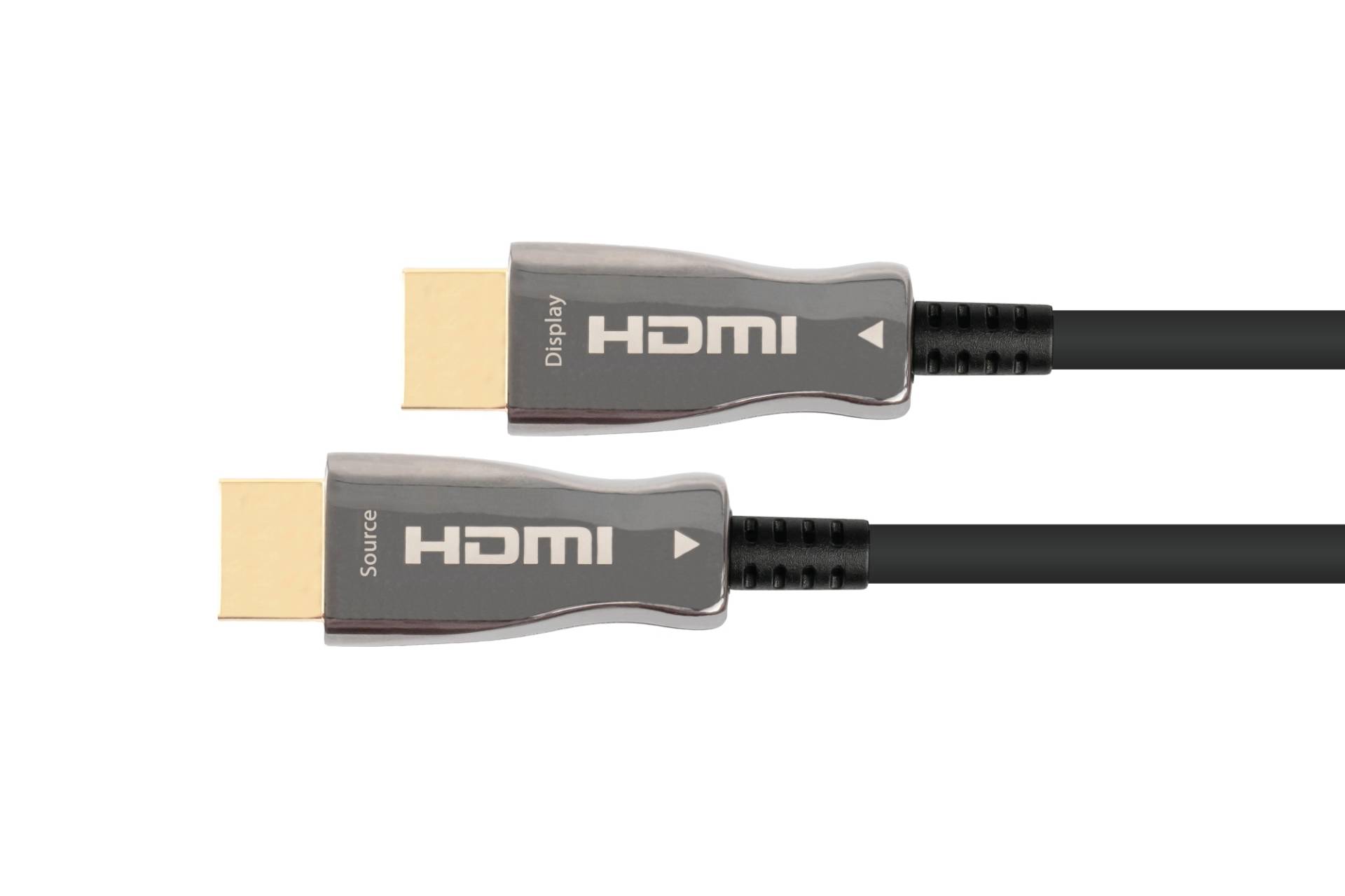 AOC Hybrid Ultra-High-Speed HDMI® 2.1 Kabel, 8K @60Hz / 4K @120Hz, 48 GBit/s, schwarz, 100m von PYTHON