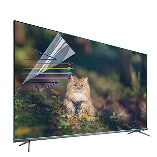 Klemmenrahmen BTV-Displayschutz TV-Bildschirmschutzfolie 50 Zoll AntiBlueLight-Film, Schützen Sie Ihre Augen, Matt-AntiGlare-Film(50in 1095x616mm) von PZOFERLIN