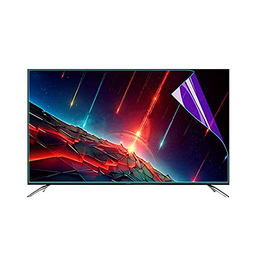 Klemmrahmen BTV-Bildschirmschutzfolie TV-Bildschirmschutz von 32-75 Zoll AntiBlue Light AntiGlare Film AntiScratch Filter, And Eye Strain, for LCD LED Oled 4K HDTV(34"(815 * 345mm)) von PZOFERLIN