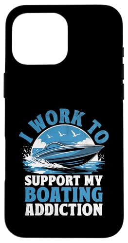 Hülle für iPhone 16 Pro Max Ich arbeite, um mein Paddelboot für Bootssucht zu unterstützen von Paddling Boating Design For Boat Lovers Paddle