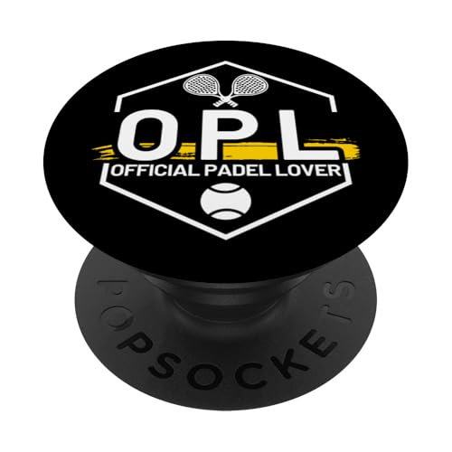 Offizieller Padel Lover OPL PopSockets Klebender PopGrip von Padel Paddle Paddle Ball sports Setback game Ball