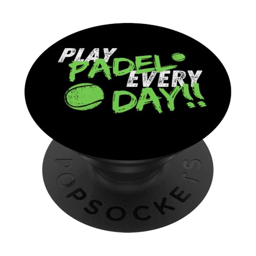 Spielen Sie jeden Tag Padel PopSockets Klebender PopGrip von Padel Paddle Paddle Ball sports Setback game Ball