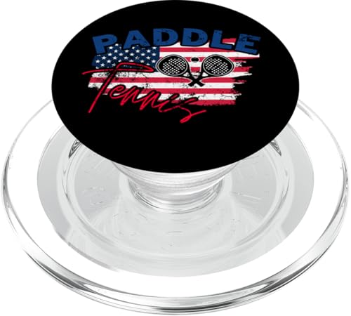 USA-Paddle-Tennis PopSockets PopGrip für MagSafe von Padel Paddle Paddle Ball sports Setback game Ball