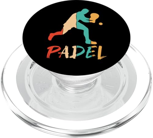 Retro Paddleball Paddle Tennis Padel-Tennis Padel PopSockets PopGrip für MagSafe von Padel-Tennis Paddle Tennis Padelspieler Geschenke