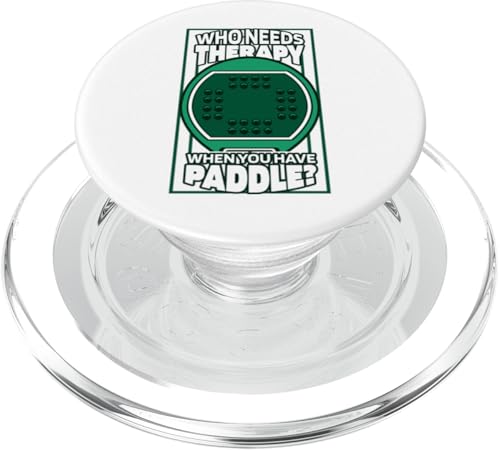 Who Needs Therapy Paddleball Paddle Tennis Padel PopSockets PopGrip für MagSafe von Padel-Tennis Paddle Tennis Padelspieler Geschenke