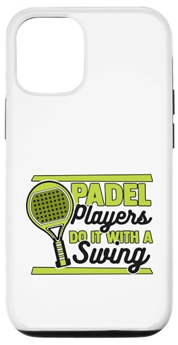 Hülle für iPhone 12/12 Pro Do It With A Swing Paddle Tennis Paddleball Padel von Padel-Tennis Paddleball Padelspieler Geschenke