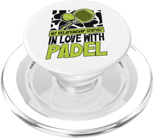 In Love With Padel Paddle Tennis Paddleball Padel PopSockets PopGrip für MagSafe von Padel-Tennis Paddleball Padelspieler Geschenke