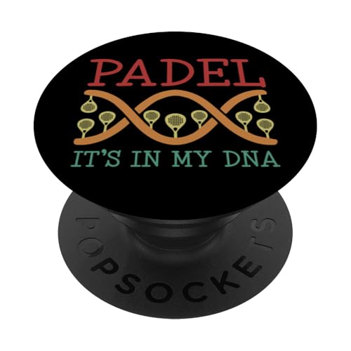 It's In My DNA Paddle Tennis Paddleball Padel-Tennis Padel PopSockets Klebender PopGrip von Padel-Tennis Paddleball Padelspieler Geschenke