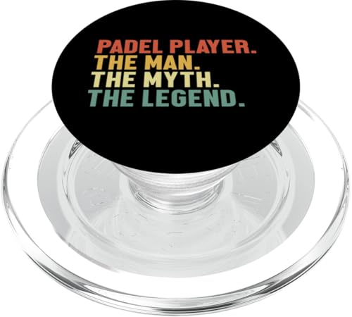 Padel Player Man Myth Legend Paddle Tennis Paddleball Padel PopSockets PopGrip für MagSafe von Padel-Tennis Paddleball Padelspieler Geschenke