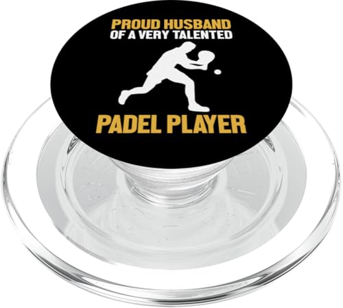 Proud Husband Of A Padel Player Paddle Tennis Padel PopSockets PopGrip für MagSafe von Padel-Tennis Paddleball Padelspieler Geschenke