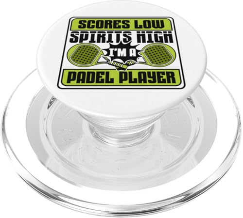 Scores Low Spirits High Paddle Tennis Paddleball Padel PopSockets PopGrip für MagSafe von Padel-Tennis Paddleball Padelspieler Geschenke