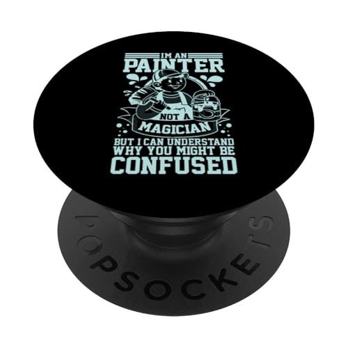 Maler Künstler Professionelle Dekorateur Kunst Malerei PopSockets Klebender PopGrip von Painter Artist