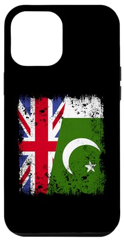 Britisch-Pakistan-Halbflagge, britisch-pakistanisches Erbe Hülle für iPhone 12 Pro Max von Pakistan Flag Design Proud Pakistani Roots