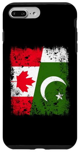 Kanada, Pakistan, halbe Flagge, kanadisches pakistanisches Erbe Hülle für iPhone 7 Plus/8 Plus von Pakistan Flag Design Proud Pakistani Roots