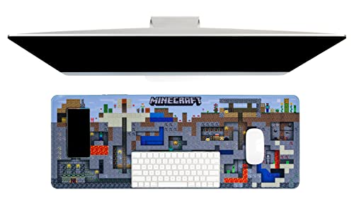 Paladone Minecraft World Schreibtischunterlage - Offiziell lizenzierte Ware von Paladone