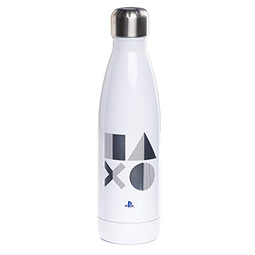 Playstation 5 500ml Edelstahl Metall Wasserflasche von Paladone