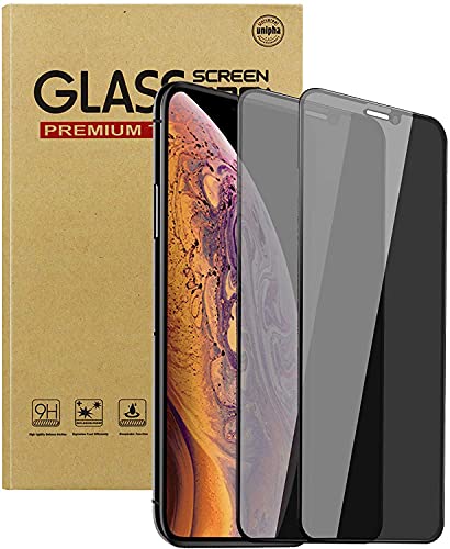 Palizufio 2 Stück Privatsphäre Gehärtetes Glas Schutzfolie für iPhone 16 Pro Max 6.9",Anti-Spähen Blickschutzfolie 9H Härte Gehärtetes Glas Sichtschutzfolie,HD Klar Displayschutzfolie von Palizufio