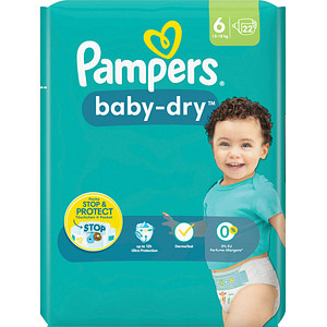 Pampers® Windeln baby-dry™ Größe Gr.6 (13-18 kg) für Kids und Teens (4-12 Jahre), 20 St. von Pampers®