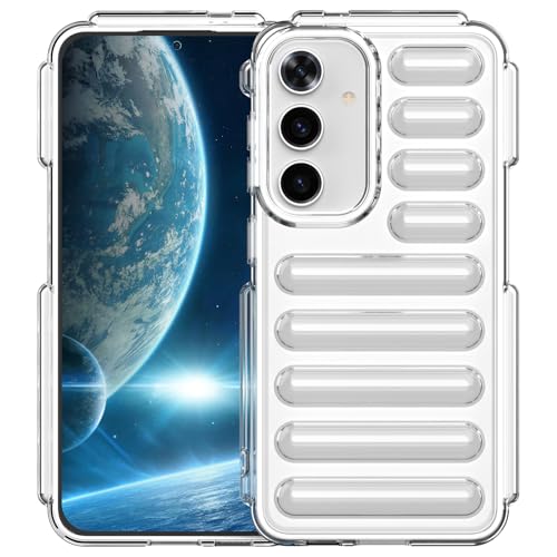 PanXCase Hülle für Samsung Galaxy A15 5G/4G - HandyHülle Neues Modell Fullbody Airbag Stoßfest Resistente Puffer Weiche TPU Bumper Schutzhülle Case Cover (Transparent) von PanXCase