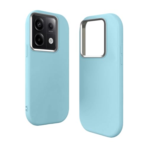 PanXCase Hülle für Xiaomi Redmi Note 13 Pro 5G / Poco X6 5G - Handyhülle Weiche Leichtes Elegantes Design Silikonhülle Mädchen Stoßfest Kratzfester Puffer Schutzhülle (Blau) von PanXCase