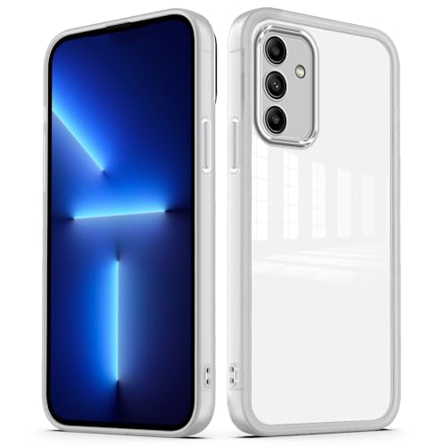 PanXCase Transparent Hülle für Samsung Galaxy A05s - Durchsichtig HandyHülle mit Lens Protector Ultra Dünn Leicht Kameraschutz Stoßfest Schutzhülle (Weiß) von PanXCase