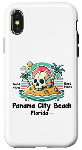 Hülle für iPhone X/XS Panama City Beach Florida Souvenir Urlaub Reise Erinnerung von Panama City Beach Florida Reminder Souvenir