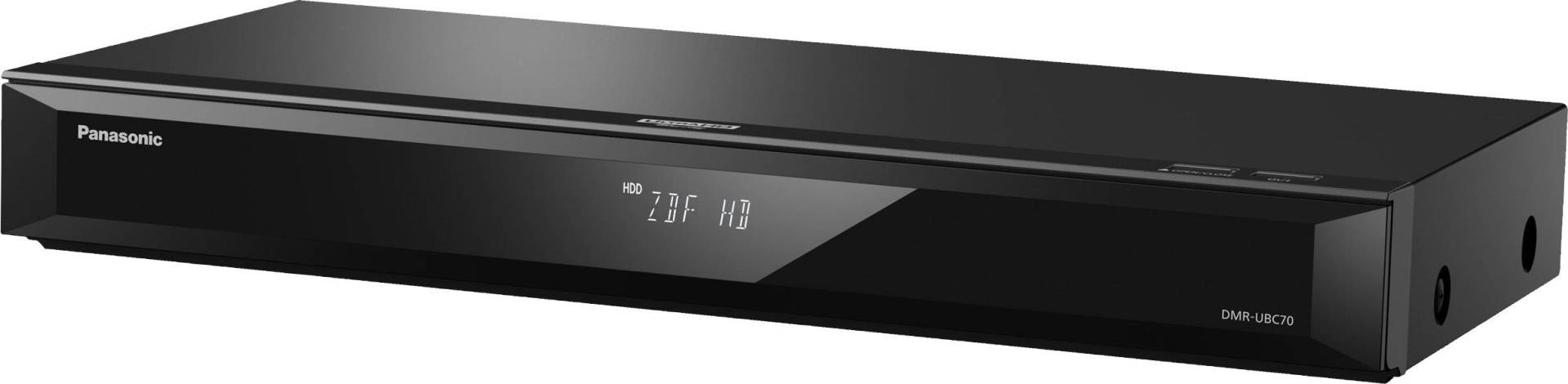 Panasonic DMR-UBC70EGK sw UHD Blu-ray Recorder,Twin HD DVB-T2 HD/-C,500GB von Panasonic Marketing Europe