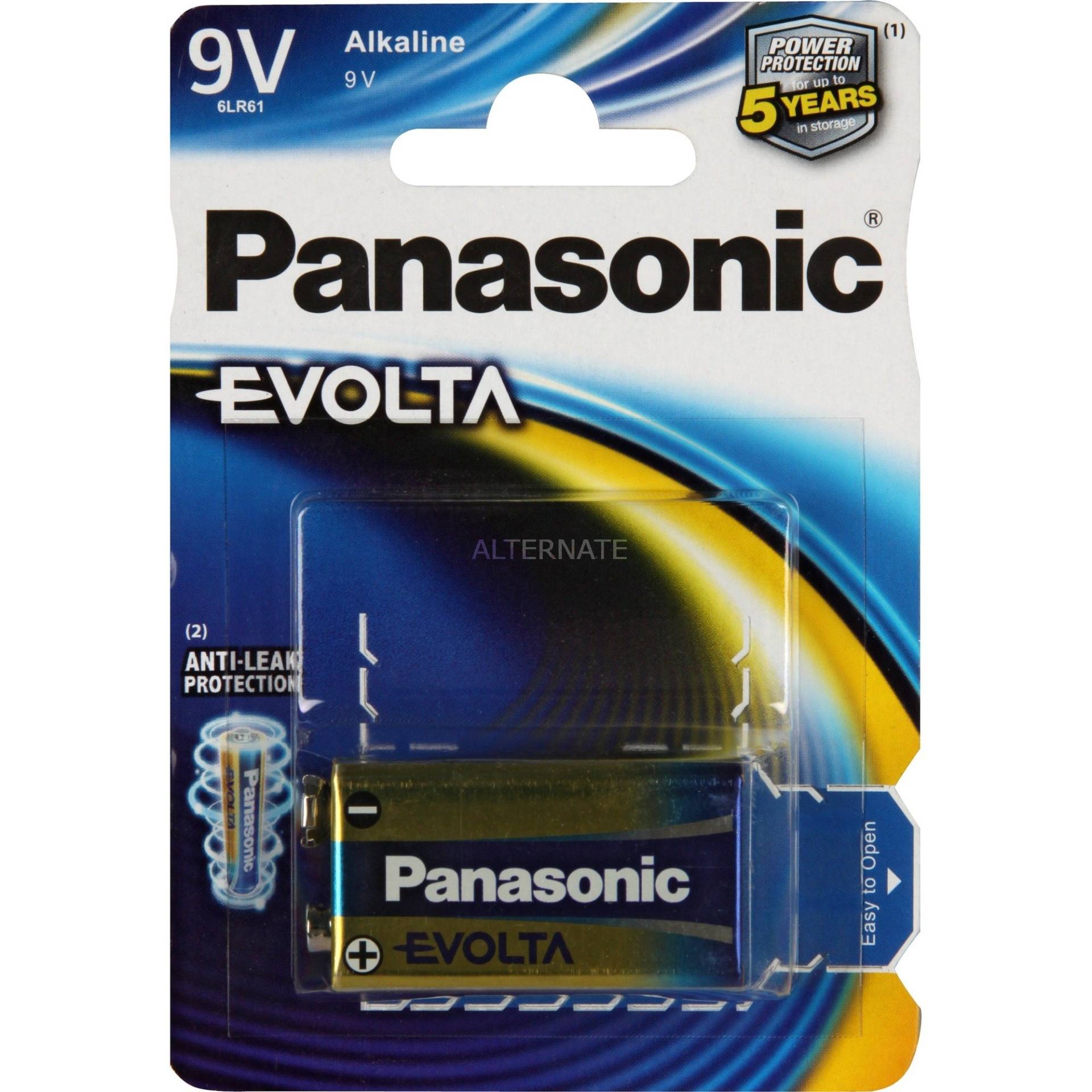 EVOLTA Platinum 6LR61EGE/1BP, Batterie von Panasonic