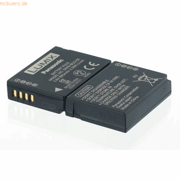 Panasonic Akku für Panasonic LUMIX DMC-TZ22 Li-Ion 3,6 Volt 895 mAh sc von Panasonic