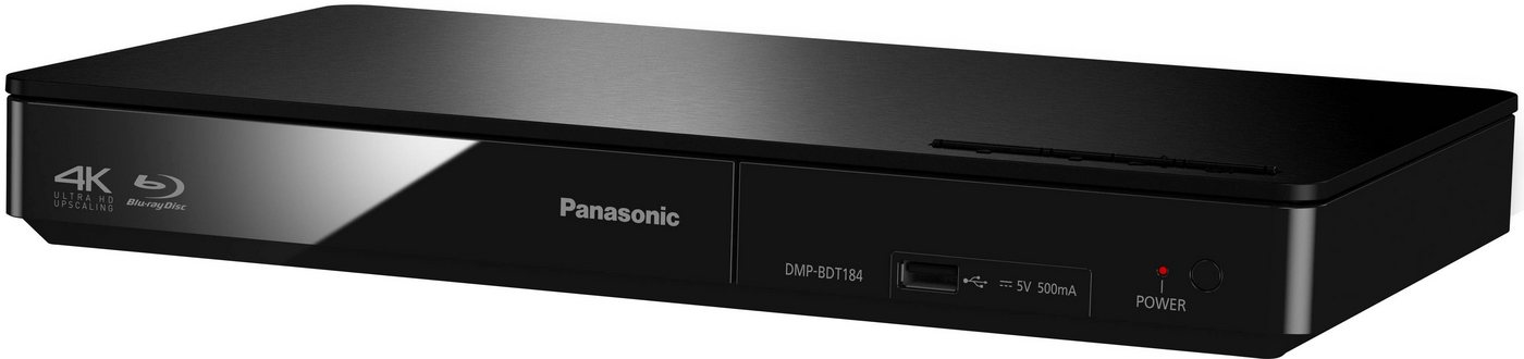 Panasonic DMP-BDT184 / DMP-BDT185 Blu-ray-Player (LAN (Ethernet), 4K Upscaling, Schnellstart-Modus) von Panasonic