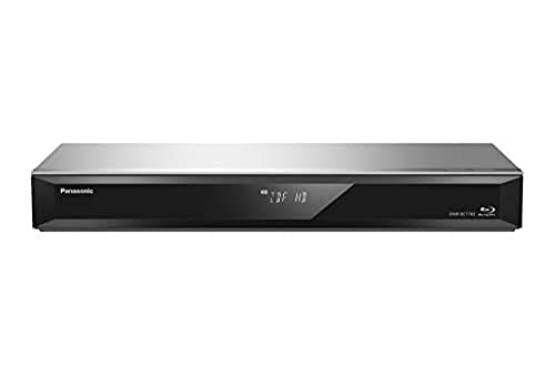 Panasonic DMR-BCT765AG Blu-Ray Player und Recorder mit Twin HD DVB-C Tuner, 500 GB Festplatte, 4K Upscaling, Ultra HD, Simultanaufnahme, Smart Ready, Silber von Panasonic