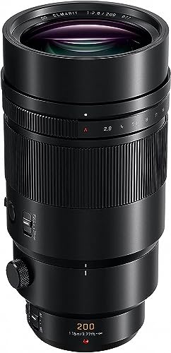 Panasonic H-ES200 Leica DG Elmarit Kamera Objektive (200mm / F2.8, Premium Tele, Dual I.S., Staub und Spritzwasserschutz, schwarz) von Panasonic