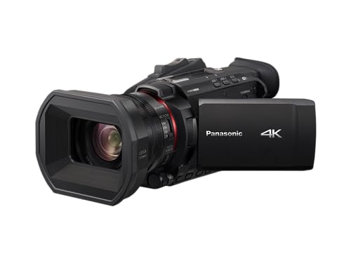 Panasonic HC-X1500E 4K Camcorder (4K Video, Kamera mit Gesichtserkennung, LEICA Objektiv, 25mm Weitwinkel, 24x optischer Zoom, Profi-Videokamera) von Panasonic