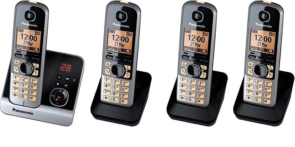 Panasonic KX-TG6724GB Schnurloses DECT-Telefon von Panasonic
