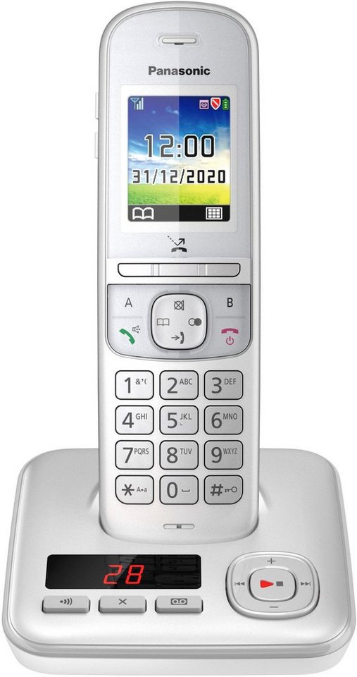 Panasonic KX-TGH720 Schnurloses DECT-Telefon (Mobilteile: 1, mit Anrufbeantworter) von Panasonic