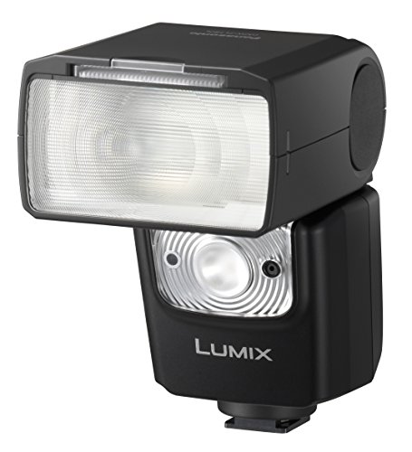 Panasonic LUMIX DMW-FL580L Externes Blitzgerät (Leitzahl 58, LED-Videoleuchten-Funktion, kabellose Bedienung) schwarz von Panasonic