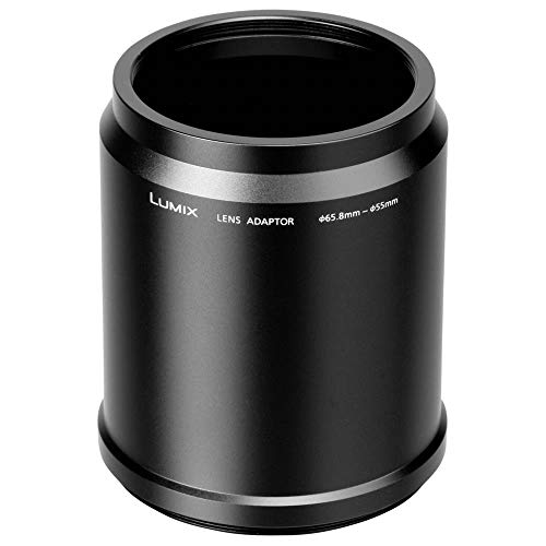 Panasonic LUMIX DMW-LA8GU Adapterring (geeignet für Panasonic LUMIX DMC-FZ72/LT55/LC55) schwarz von Panasonic