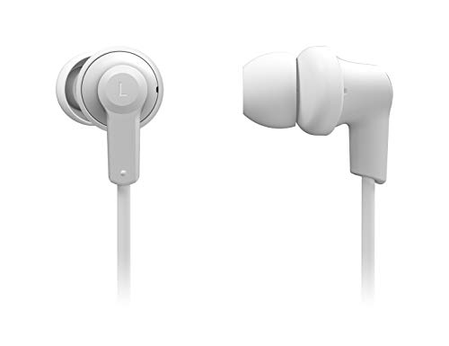 Panasonic RP-NJ300BE-W Bluetooth In-Ear Kopfhörer (Ohrhörer, Quick Charge, Mikrofon, Sprachsteuerung, weiß) von Panasonic