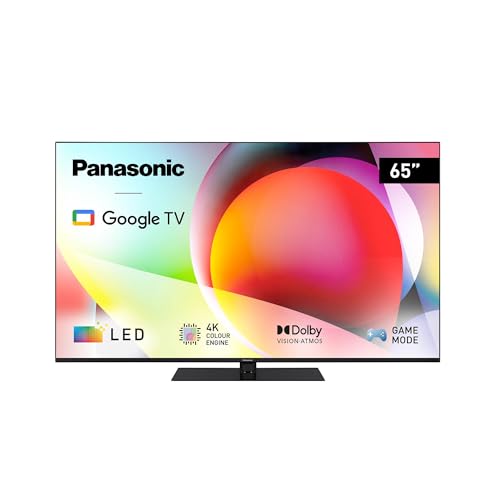 Panasonic TN-65W70AEZ, W70-Serie 65 Zoll 4K Ultra HD LED Smart TV, 2024, Google Assistant, Chromecast, Dolby Vision & Atmos, Gaming-Modus, Bluetooth, für EIN außergewöhnliches visuelles Erlebnis von Panasonic