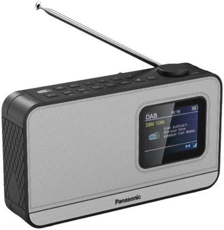 Panasonic tragbares DAB+/FM Digitalradio mit Bluetooth schwarz von Panasonic