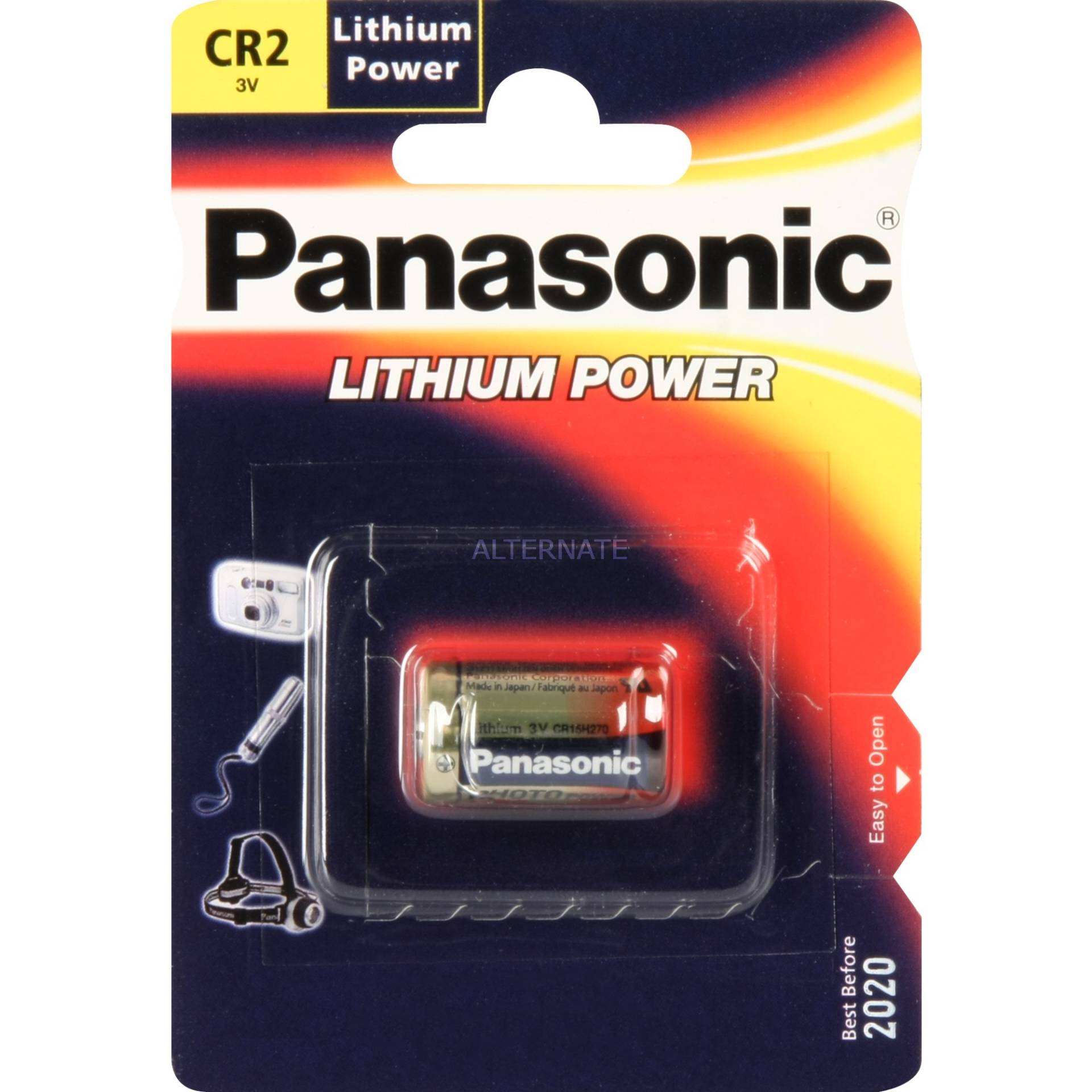 Photo Lithium CR-2L/1BP, Batterie von Panasonic