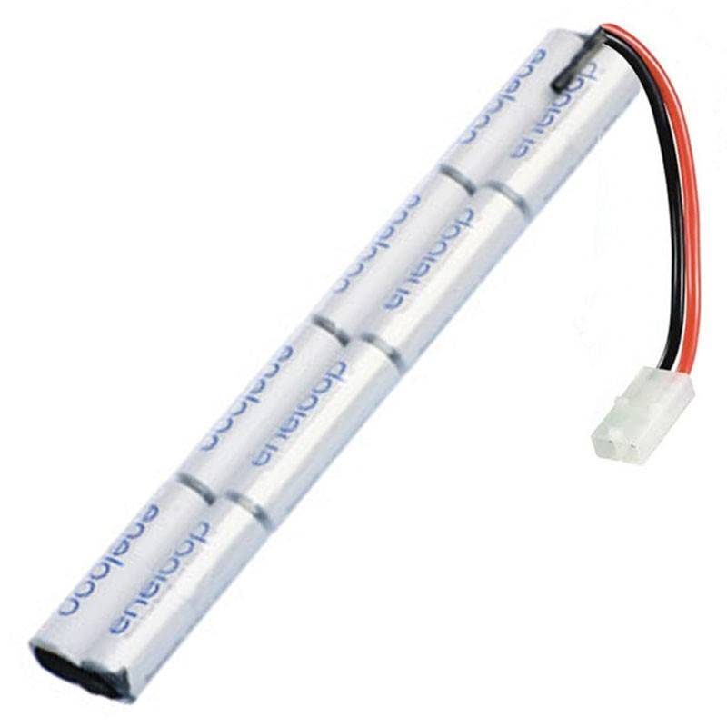 eneloop Racing AkkuPack 9,6 Volt 2000mAh mit Tamiya Stecker, 200 x 29 x 14,5mm von Panasonic