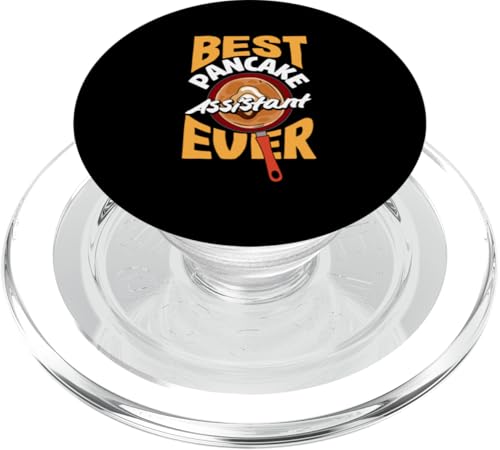 Bester Pfannkuchen-Assistent aller Zeiten Lustiger Pfannkuchen PopSockets PopGrip für MagSafe von Pancake Lover Apparel & Gifts