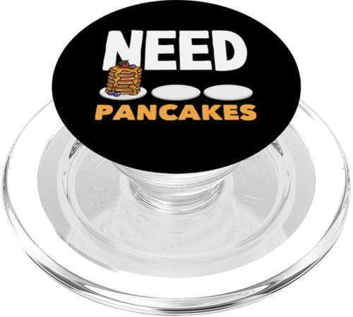 Brauche Pfannkuchen Lustiger Pfannkuchen PopSockets PopGrip für MagSafe von Pancake Lover Apparel & Gifts