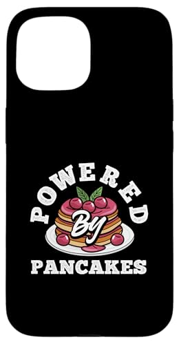 Hülle für iPhone 15 Angetrieben von Pancakes Funny Pancake von Pancake Lover Apparel & Gifts