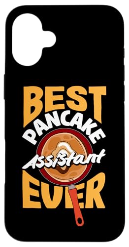 Hülle für iPhone 16 Plus Bester Pfannkuchen-Assistent aller Zeiten Lustiger Pfannkuchen von Pancake Lover Apparel & Gifts