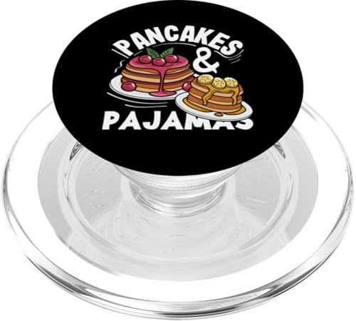 Pfannkuchen und Pyjamas Lustiger Pfannkuchen PopSockets PopGrip für MagSafe von Pancake Lover Apparel & Gifts